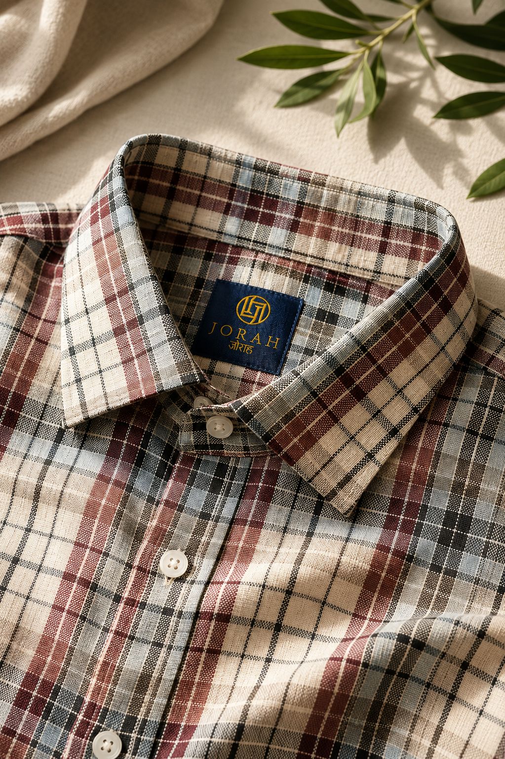 Beige Linen Shirt