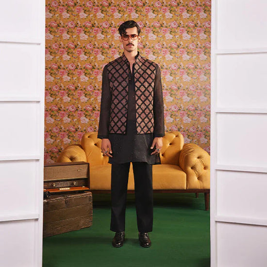 Nehru jacket set