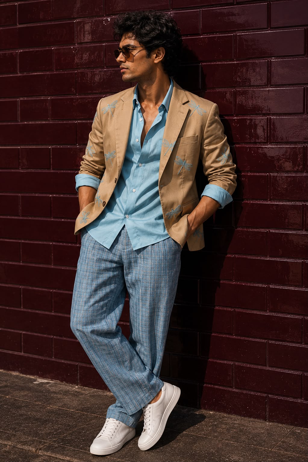 Beige Suit