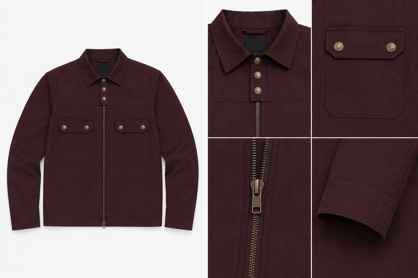 Wine Linen Summer Jacket