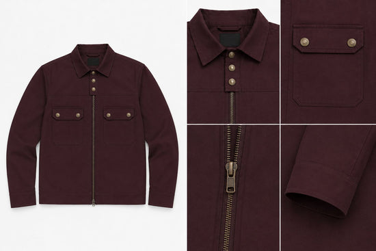 Wine Linen Summer Jacket