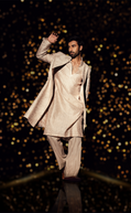 Beige Indowestern Set