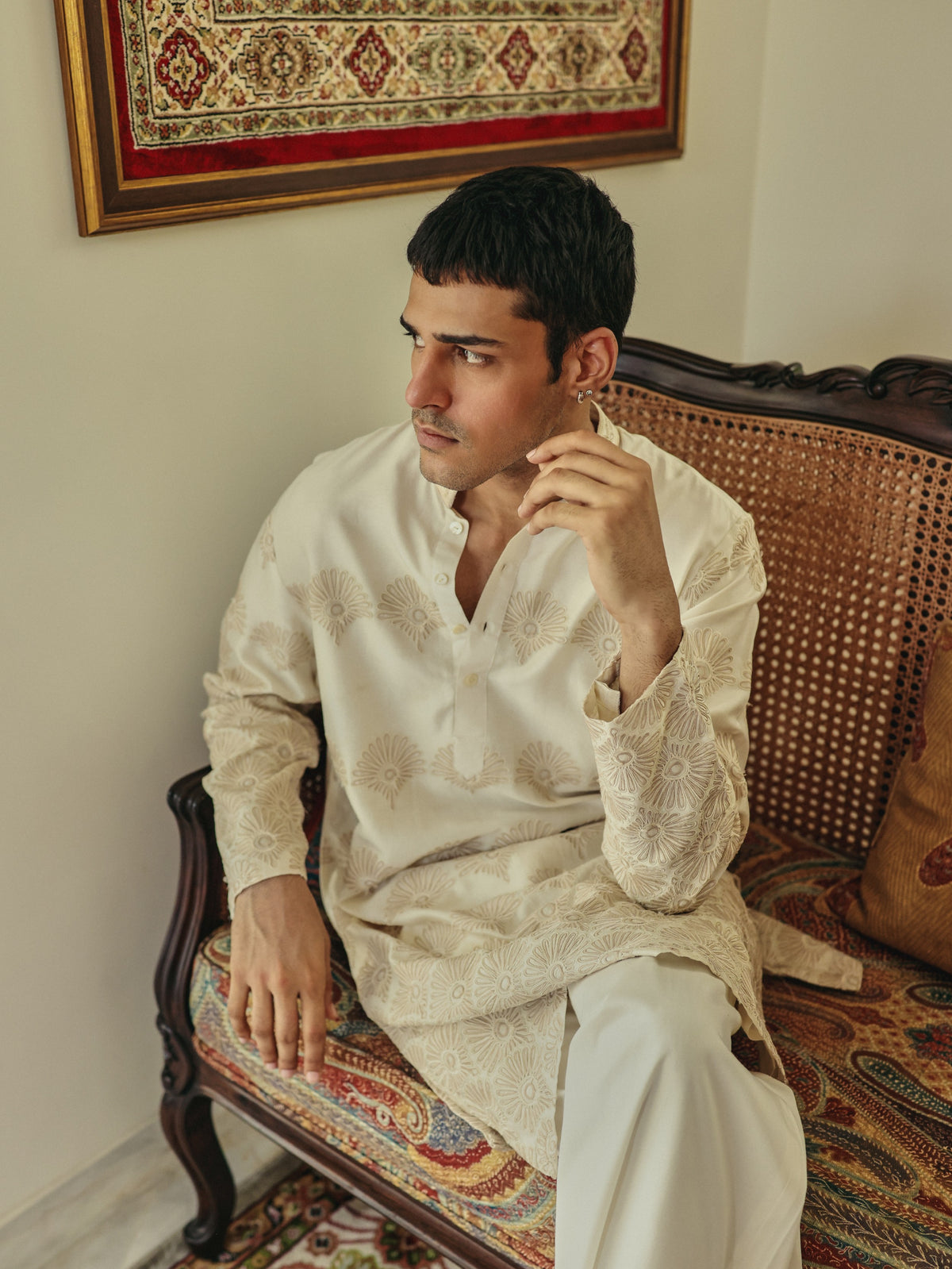 Ivory Dori Kurta Set