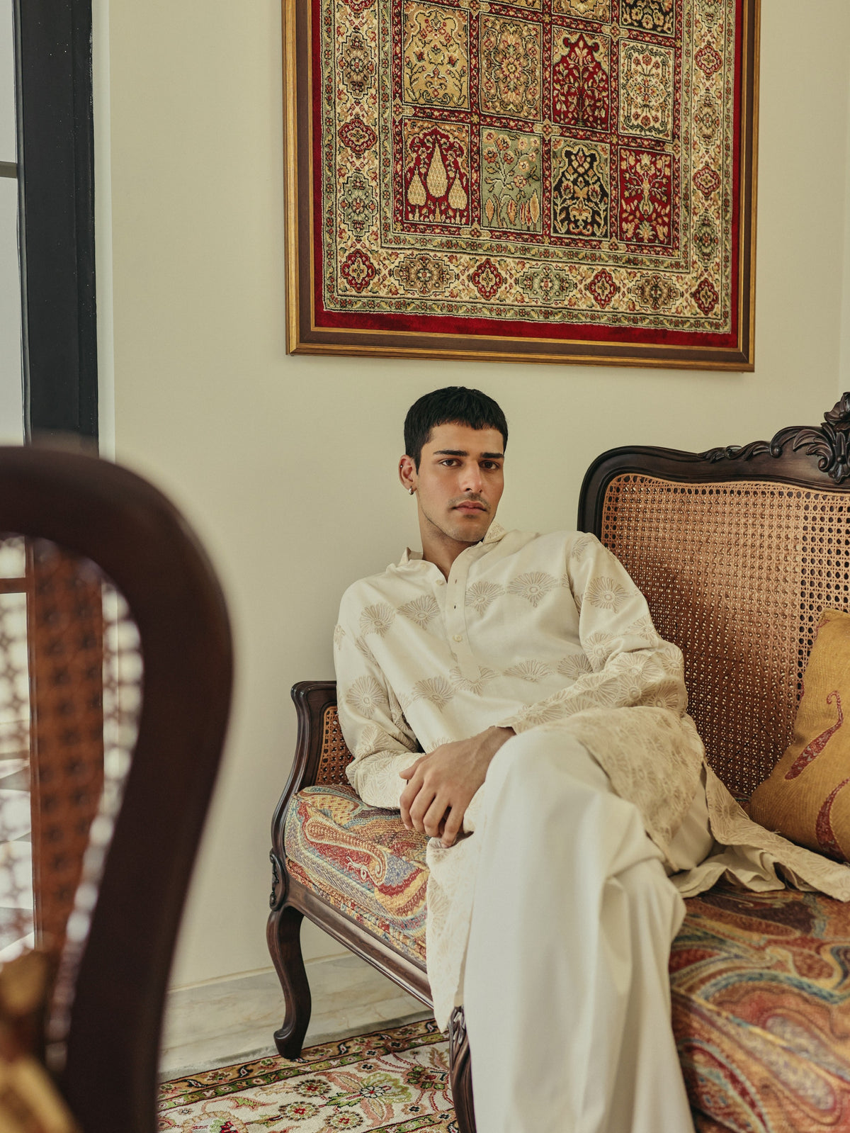 Ivory Dori Kurta Set