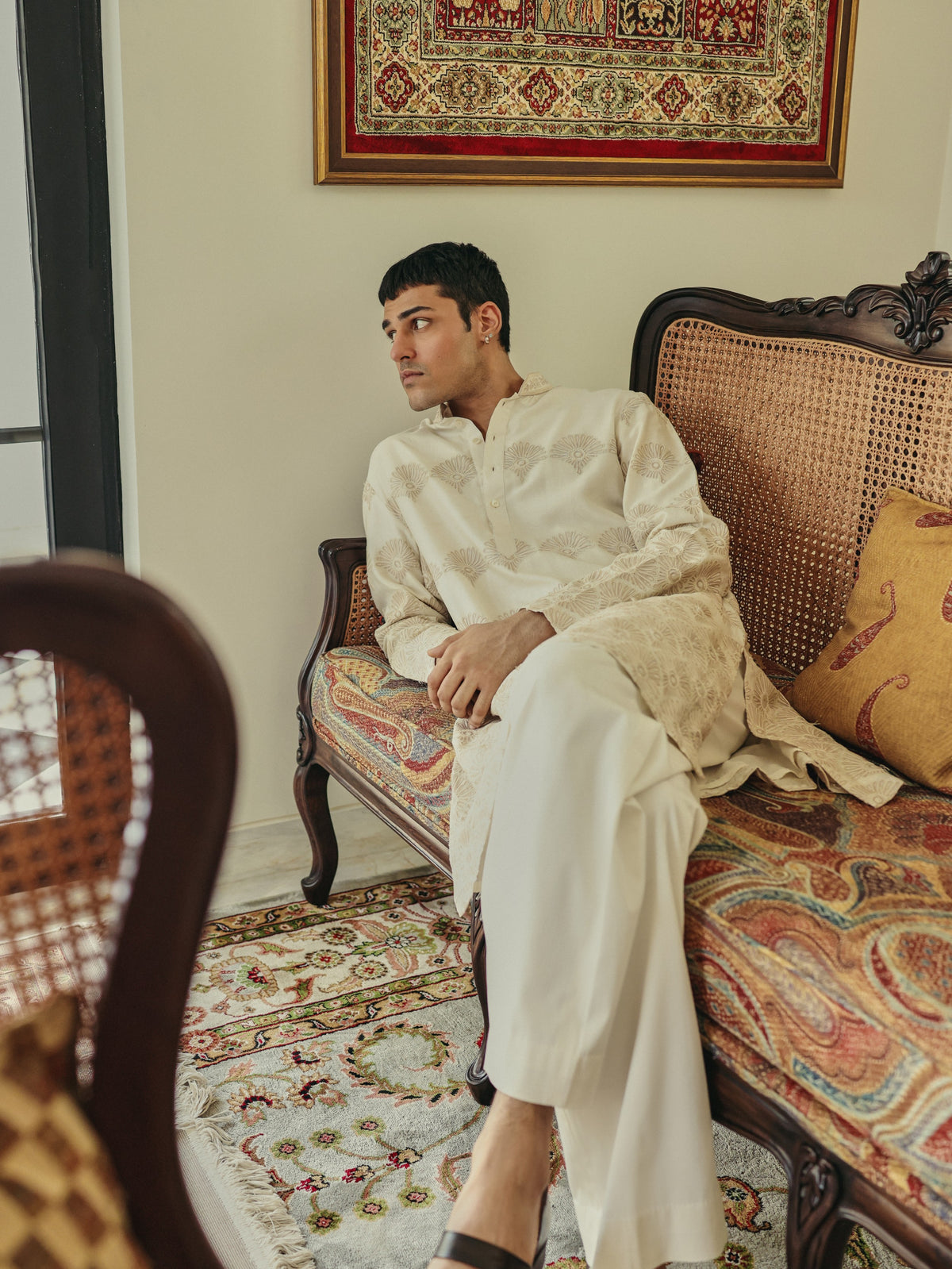 Ivory Dori Kurta Set
