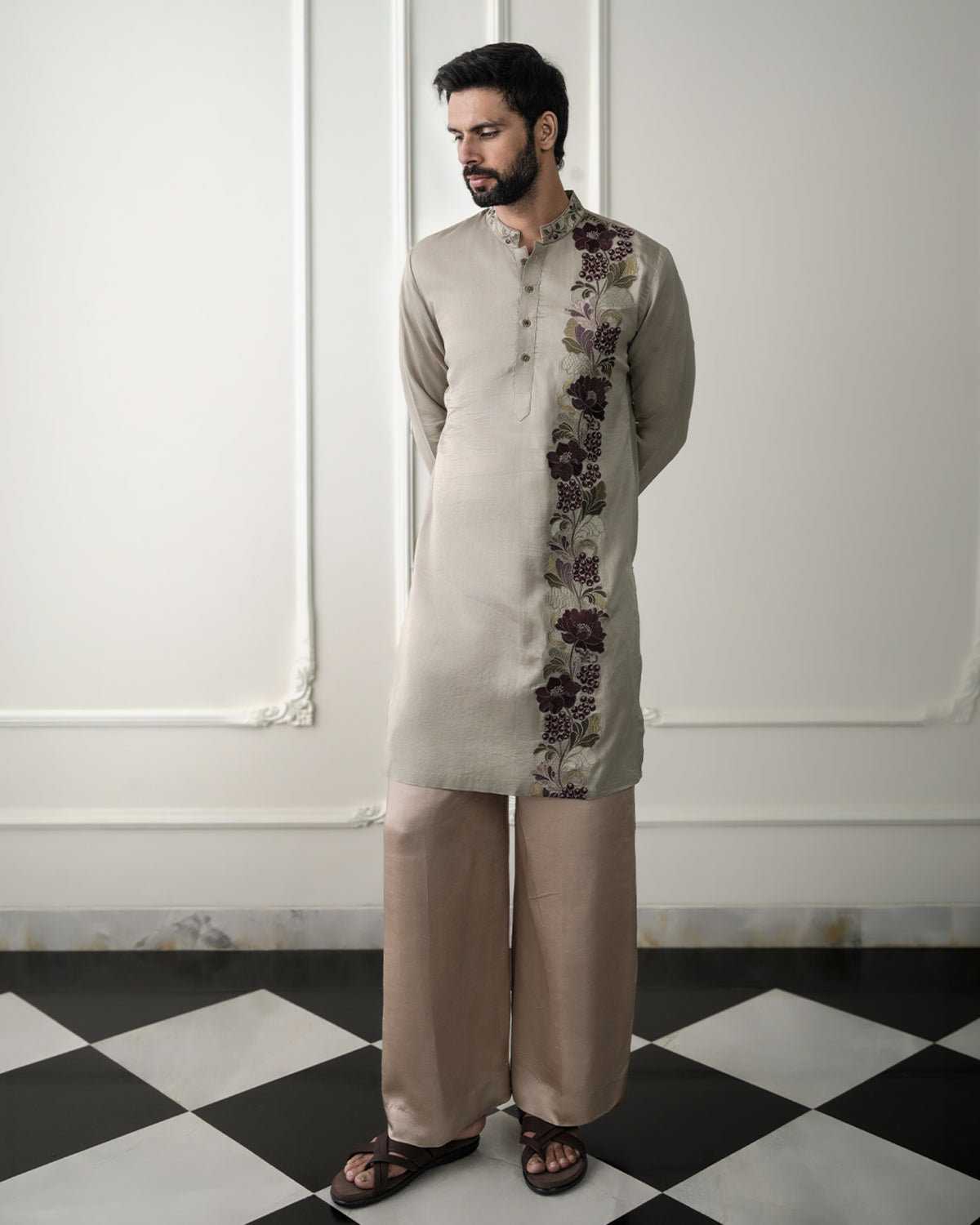 Olive Kurta Set