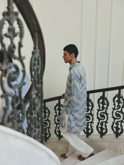 Blue Dori Kurta Set