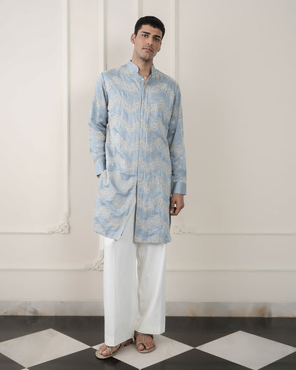 Blue Dori Kurta Set