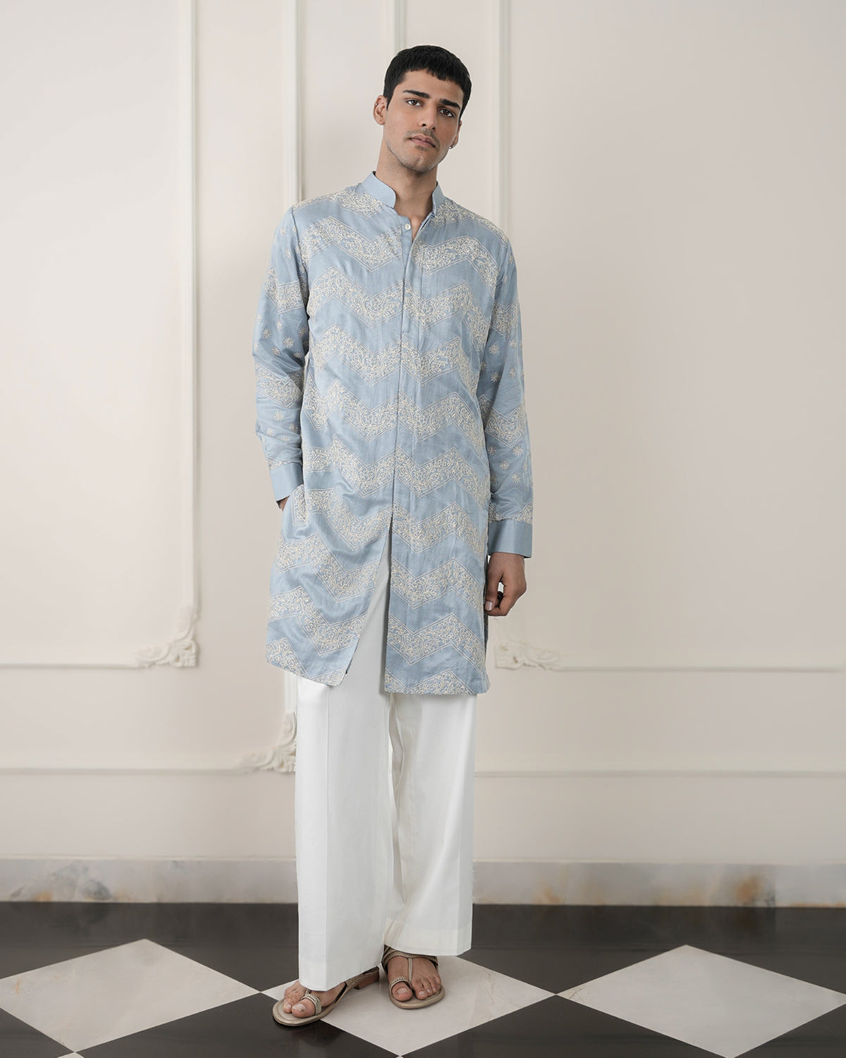 Blue Dori Kurta Set
