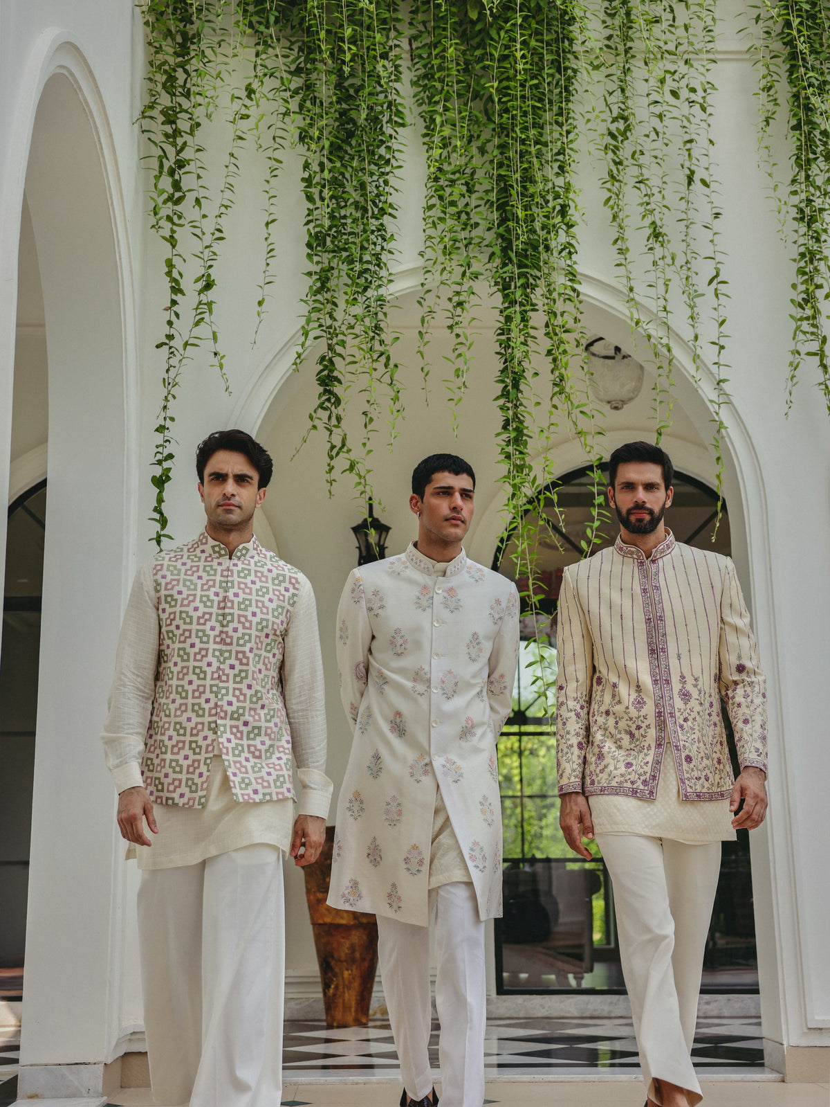 Ivory Nehru Jacket Set