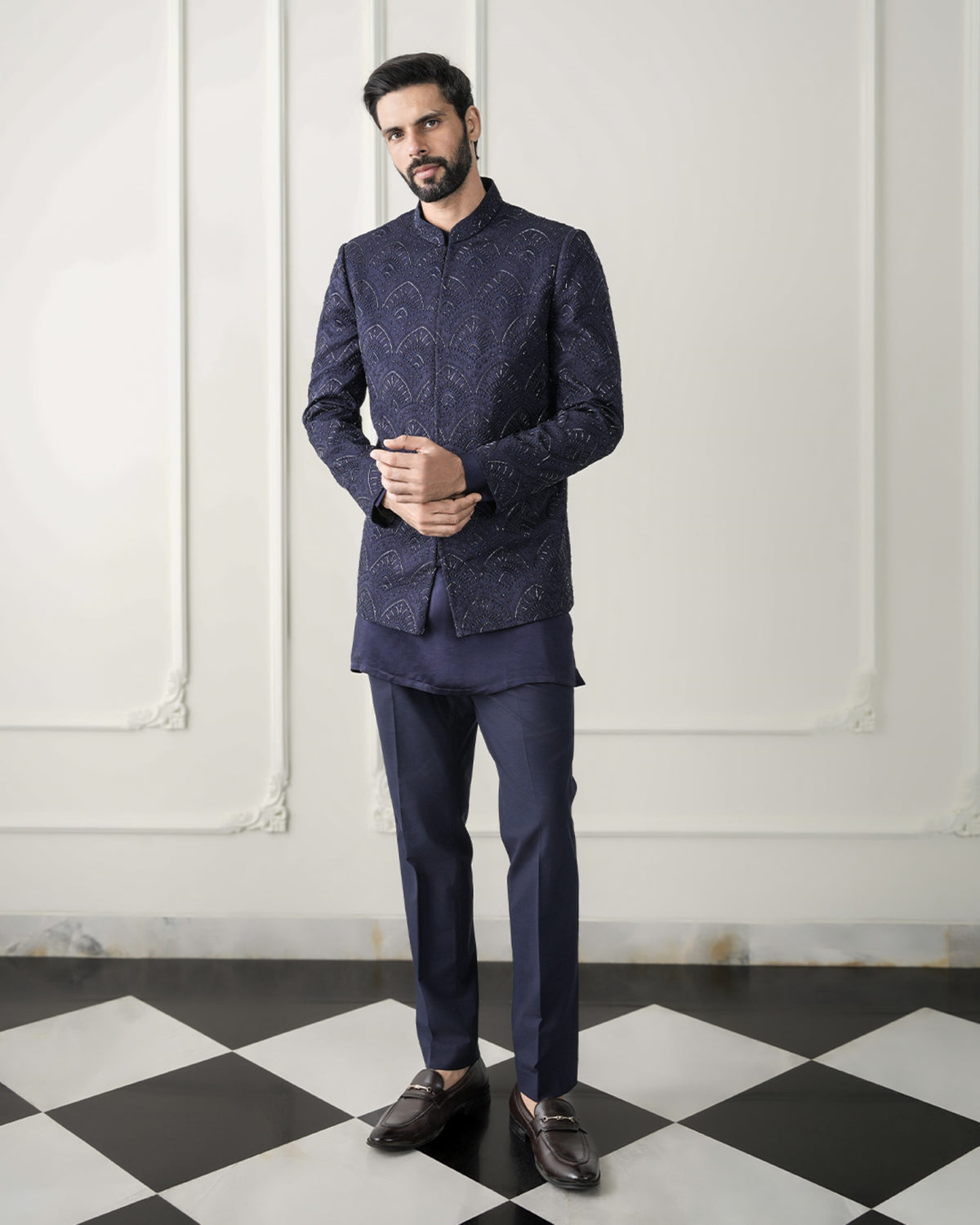 Blue Bandgala Set