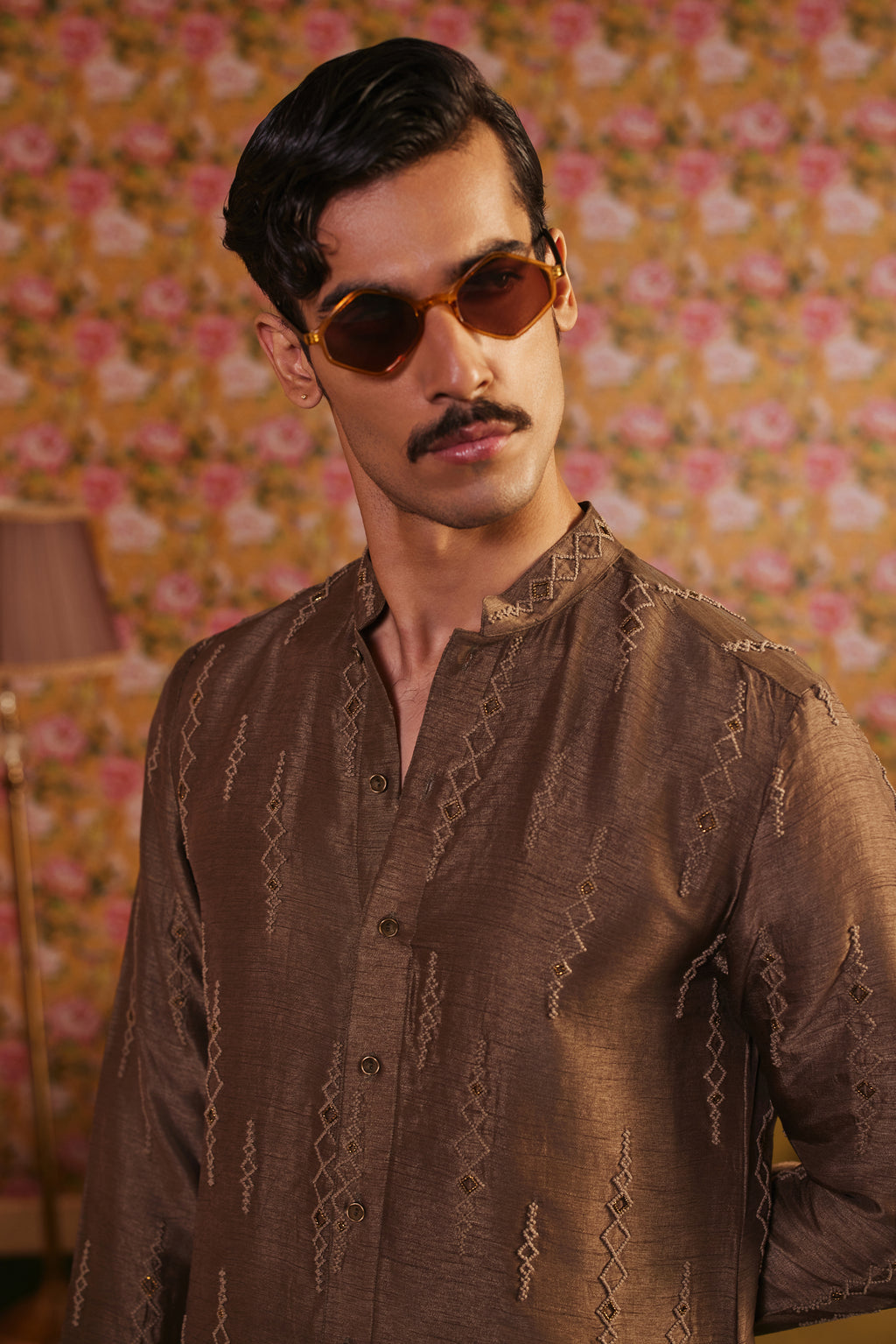 Olive Green Kurta Set