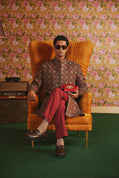 Maroon Indowestern Set