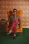 Maroon Indowestern Set