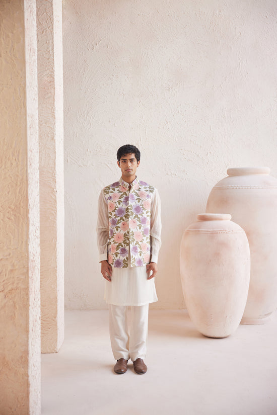 Ivory Nehru Jacket Set