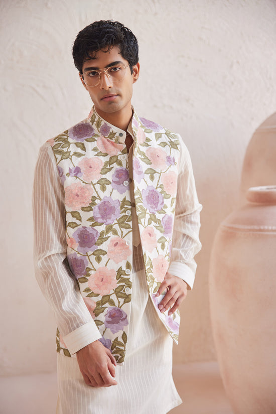 Ivory Nehru Jacket Set