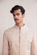 Peach Sherwani Set