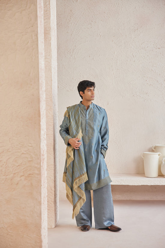 Teal Blue Kurta Set