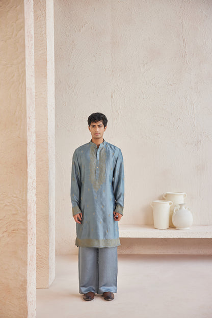 Teal Blue Kurta Set