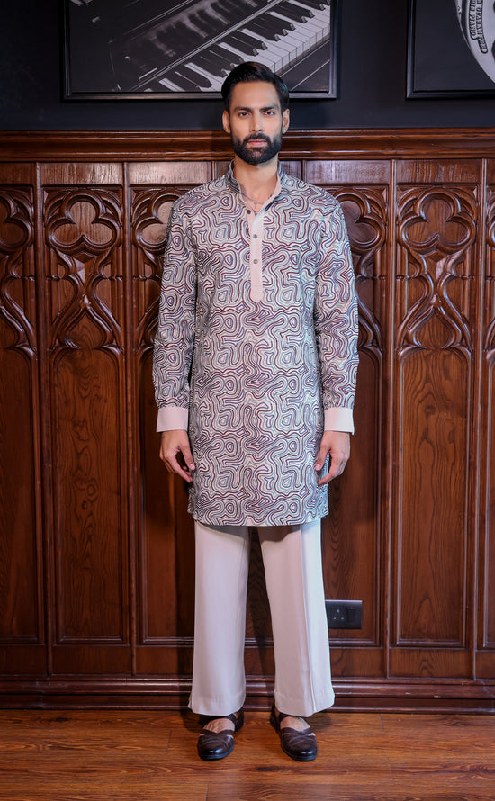 Beige Kurta Set