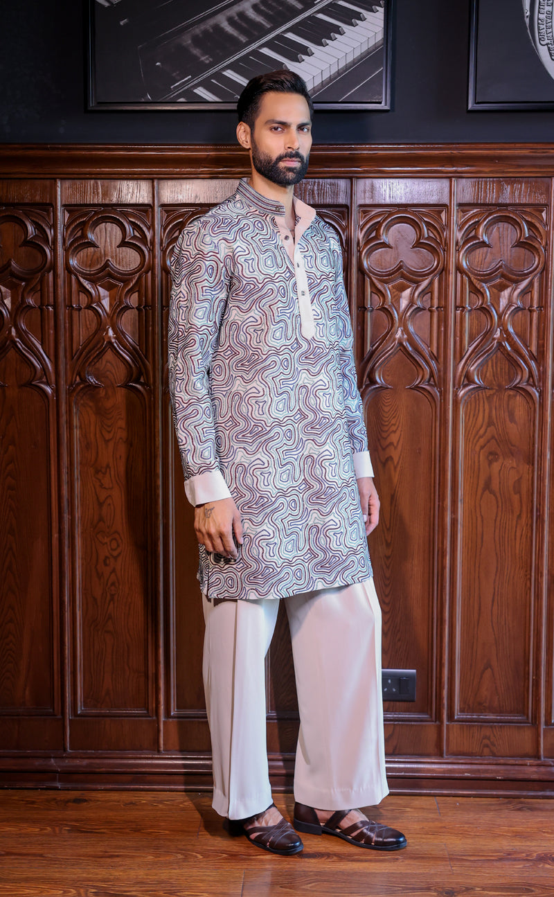 Beige Kurta Set