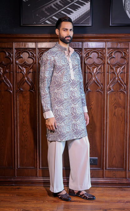 Beige Kurta Set