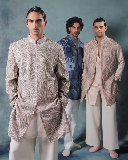 Blue Printed kurta set