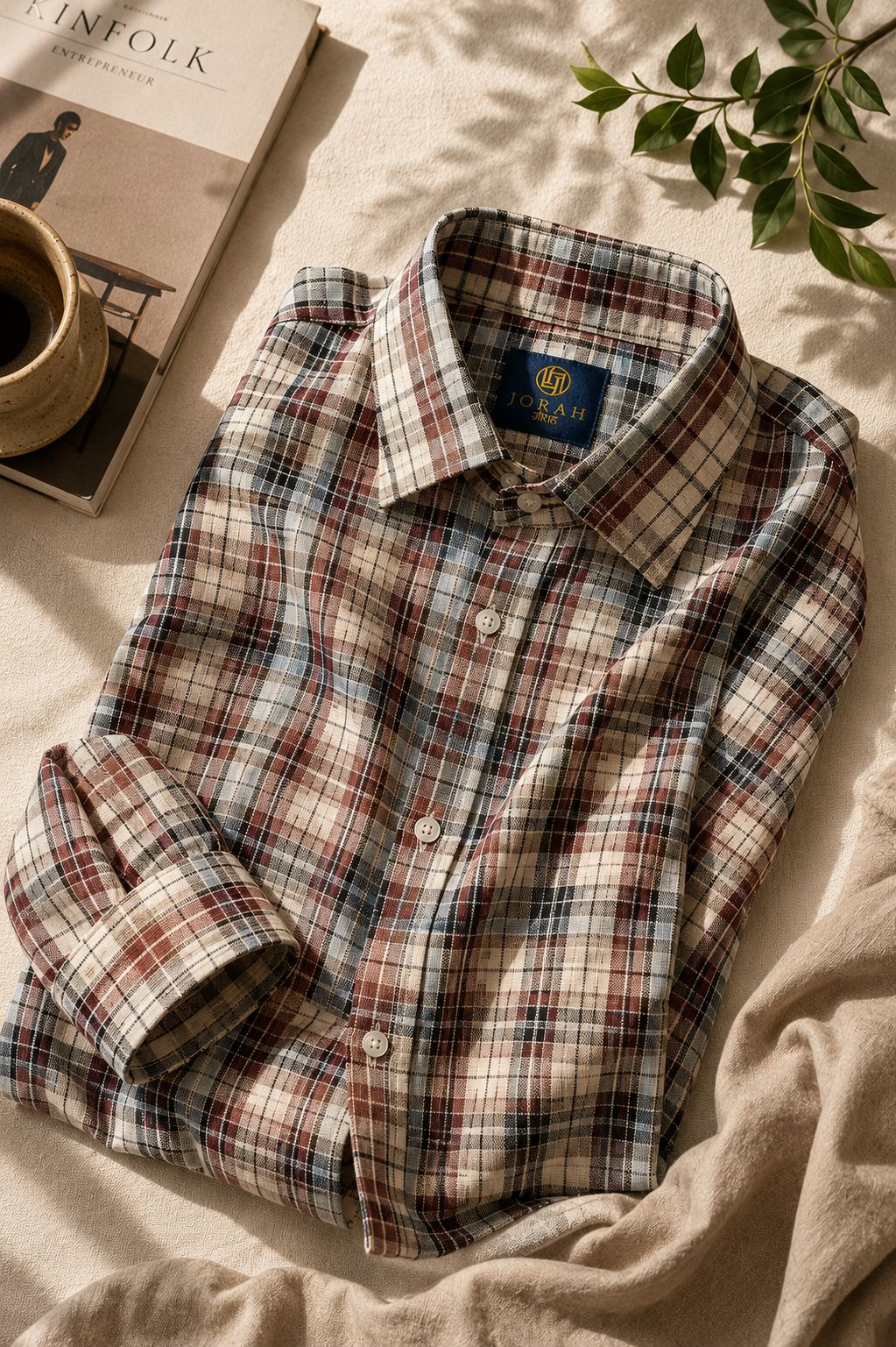 Beige Linen Shirt