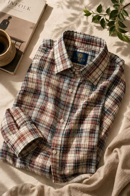 Beige Linen Shirt