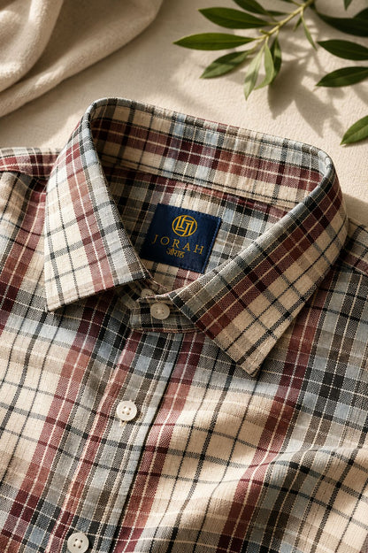 Beige Linen Shirt