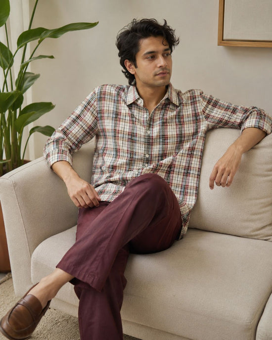 Beige Linen Shirt